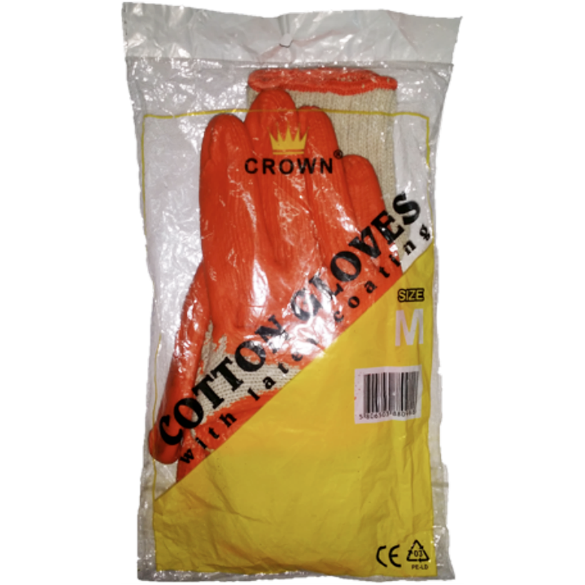 Crown Cotton Gloves With Latex | crown by KHM Megatools Corp. Crown Cotton Gloves With Latex | crown by KHM Megatools Corp.